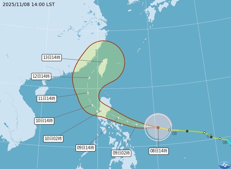 颱風鳳凰或轉強颱 12日前後將最接近台灣