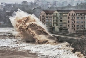 利奇馬颱風重創浙江 致28死417萬人受災