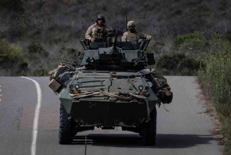 美海軍陸戰隊實彈炮擊爆意外 碎片擊中巡邏車
