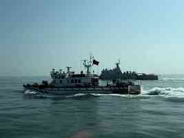 中共海警一周3次侵擾金門 台海巡署驅離