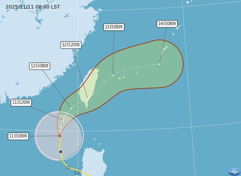 颱風鳳凰減弱仍有威脅 專家：台灣應戒備