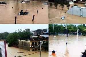 影片：廣東洪災 低樓層被淹、車被沖走