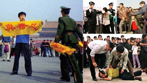 法輪大法在中國的迫害：過去和現在— 21年侵犯基本人權。（明慧網）