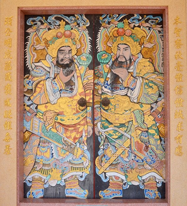 元明時秦瓊、尉遲恭二將軍進入門神之列，到如今成了最常見的門神畫了。（shutterstock）