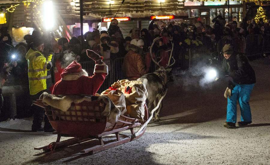 組圖：聖誕老人駕雪橇動身 為全球孩子送禮