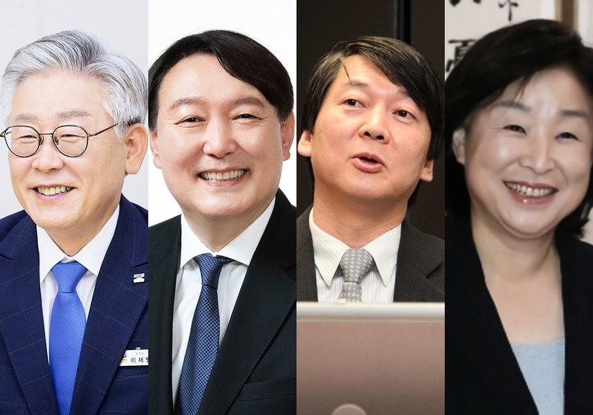 南韓大選首場電視辯論 李尹兩人勢均力敵