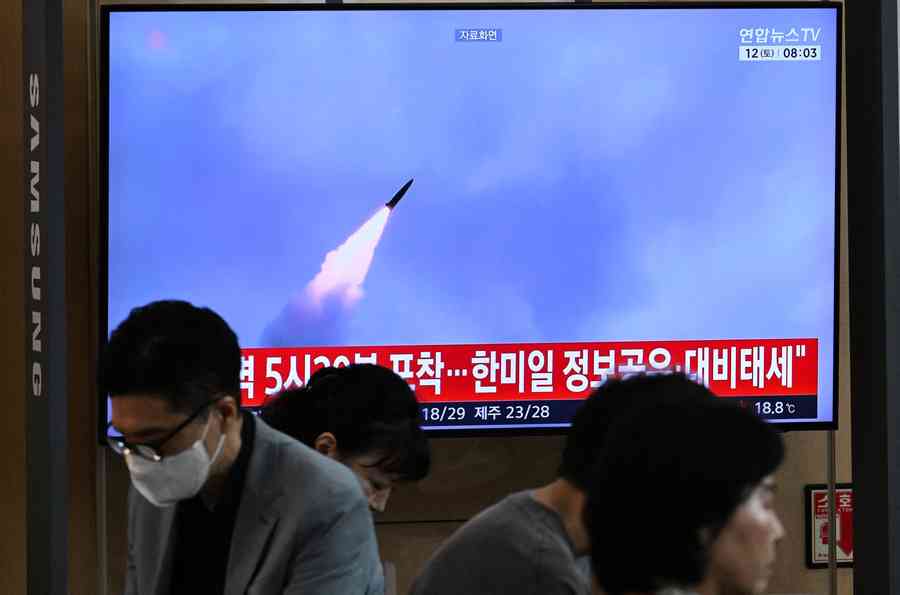 美日韓軍演結束僅一天 朝鮮發射多枚導彈