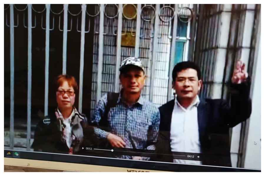 因接一通真相電話 異見人士何宗旺被刑拘