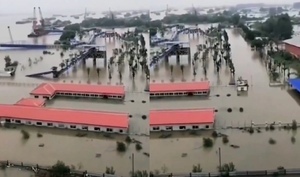 合肥降水量破極值 影片傳武漢青山大橋開閘口