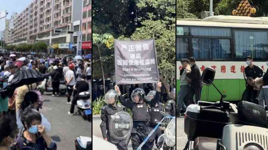 廣東信宜上千村民抗議建殯儀館 衝突升級