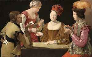 兩幅名畫賞析:有趣又警世的紙牌遊戲騙局