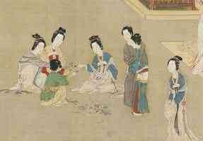 抓子兒、鬥百草——有趣的古代兒童遊戲