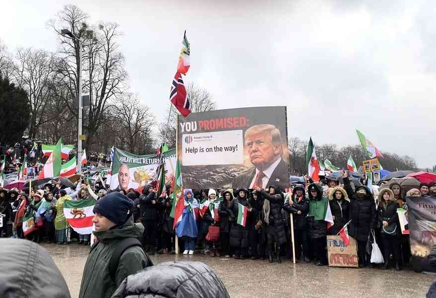 【圖輯】全球多地民眾集會 籲伊朗政權更迭