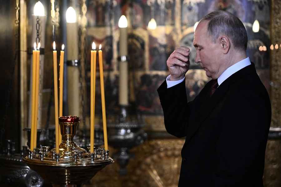 普京舉行宣誓就職儀式 美歐多國缺席抵制