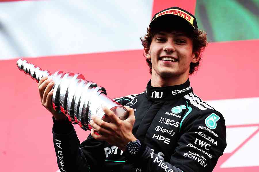F1比利時站：19歲新星安東尼利奪賽季第六冠