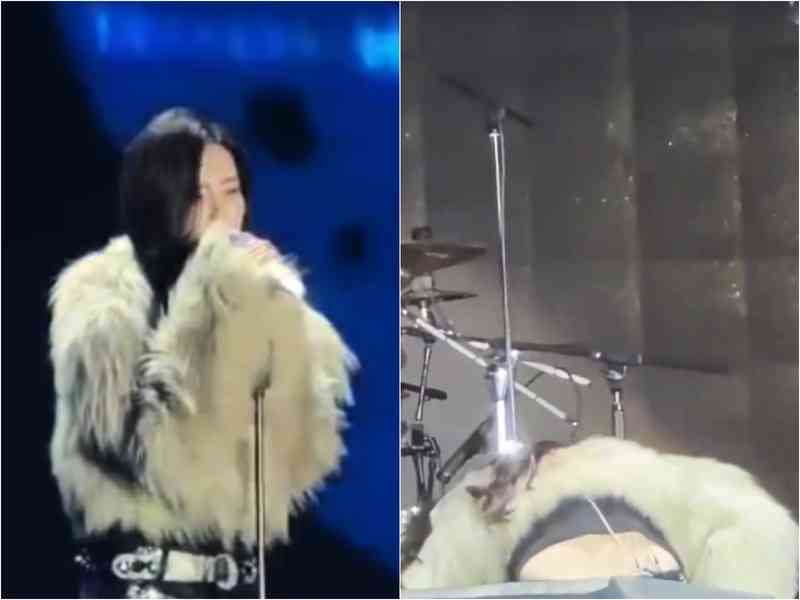 知名女歌手于文文貴州演唱會上暈倒送醫