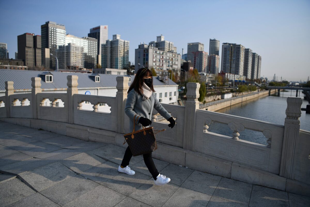中國去年房地產銷售額超過2.6萬億美元。（Greg Baker/AFP via Getty Images）