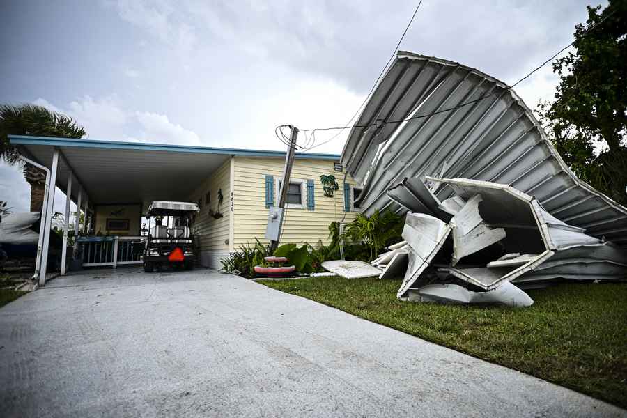 颶風吹襲佛羅里達 風速高達每小時201公里（多圖）