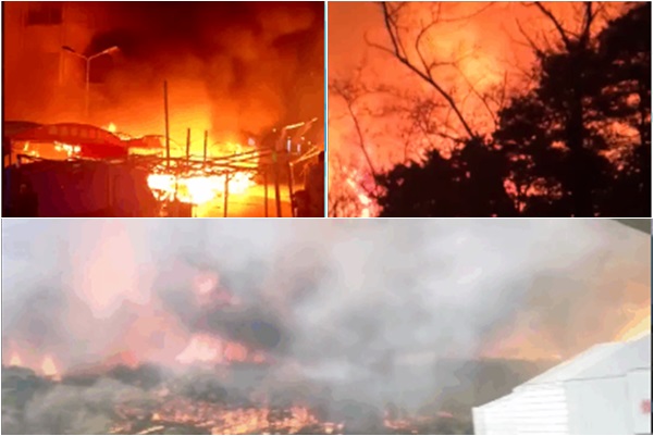 瀋陽棋盤山火災 村民房屋被毀 損失嚴重