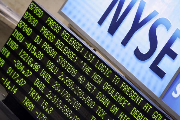 俄烏緊張局勢影響股市。圖為紐約證券交易所資料圖。（Stephen Chernin/Getty Images）