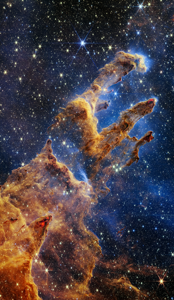 宇宙奇觀 NASA再釋「創生之柱」絕美畫面
