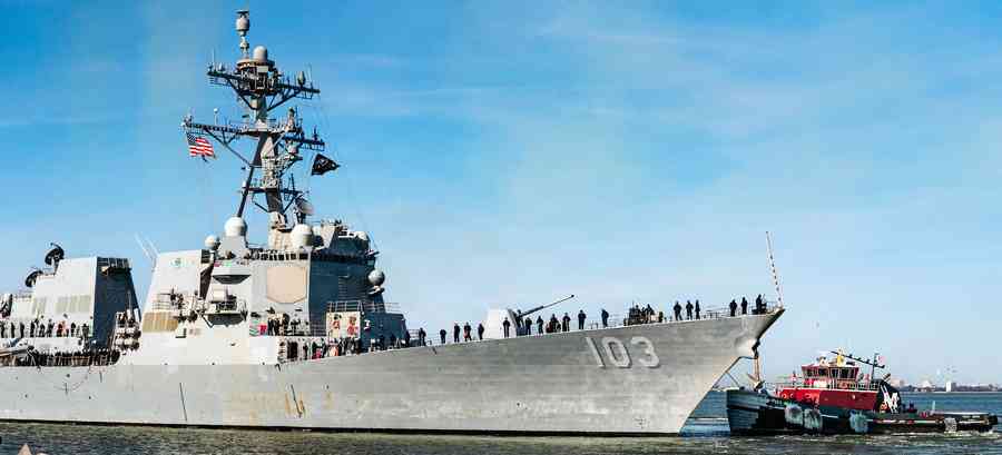 美南方司令部：兩艘海軍艦艇發生碰撞 兩人輕傷