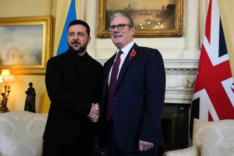 歐洲領導人會晤澤連斯基 聚焦烏國戰後安保