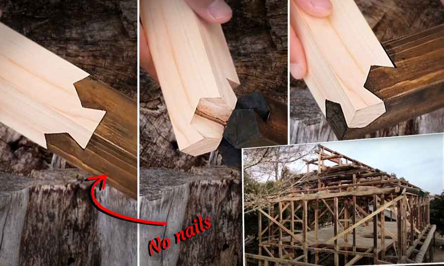全榫卯結構的日本百年木屋不用一根釘（多圖）