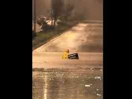 重慶暴雨 女保安被沖走 環衛工人遭雷擊身亡