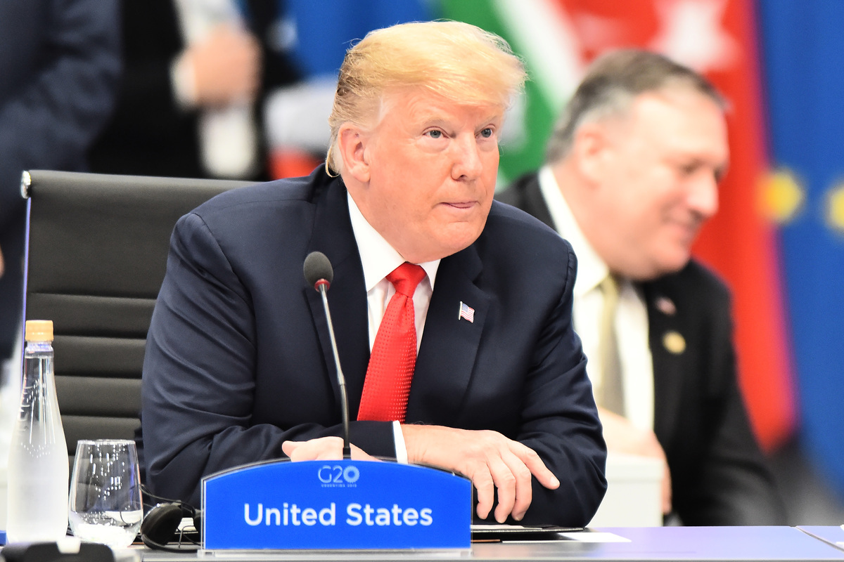 2018年11月30日，特朗普出席G20峰會。（Amilcar Orfali/Getty Images）