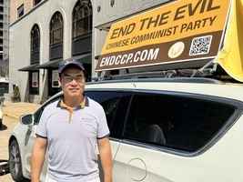 清華和伯克利高材生小杜參加EndCCP環美車遊