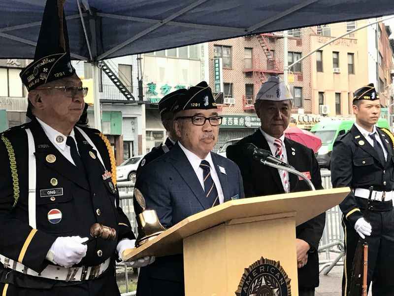 紐約華裔退伍軍人會悼911犧牲者