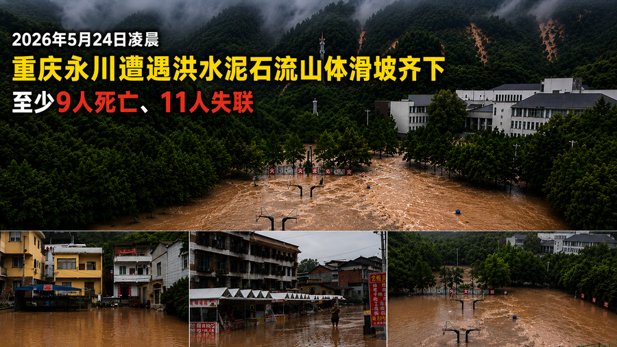 重慶山洪泥石流等災害齊發 官方刪水庫訊息