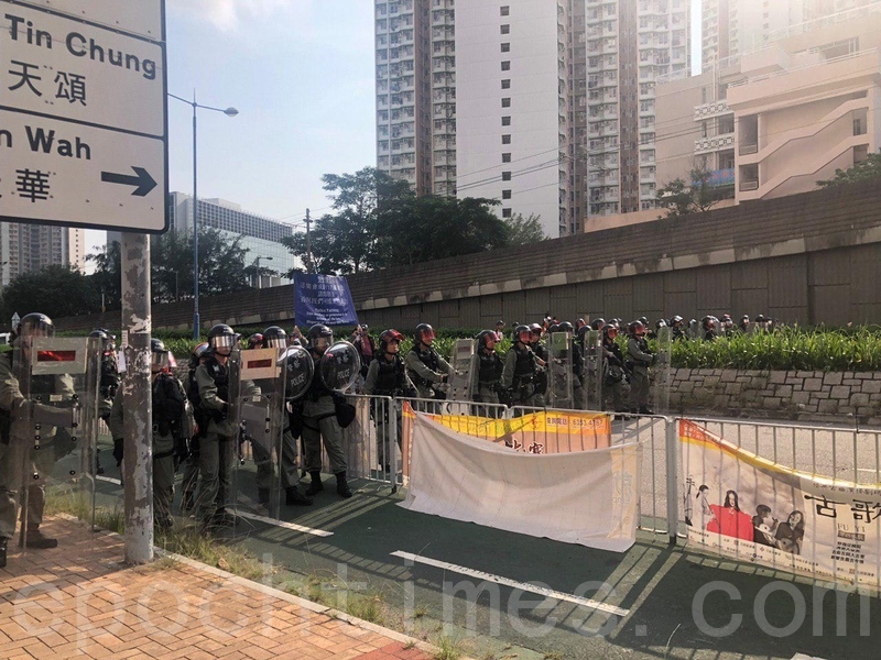 香港多地有親共群體圍毆反送中民眾