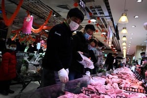 大陸豬肉銷售量下跌 價格比年初下滑過半