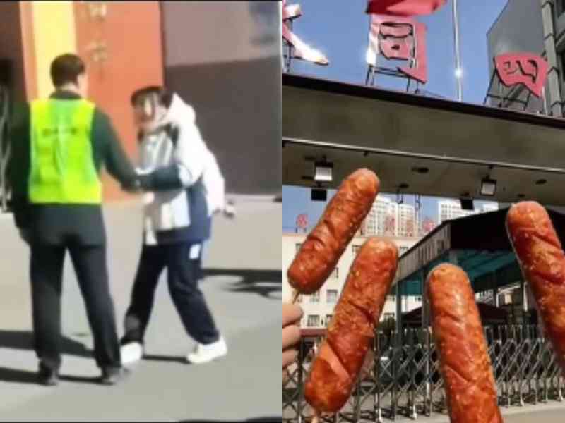 山西女生校外買烤腸被沒收鑰匙 市民打卡聲援