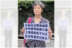 上海訪民孫洪琴投訴冤案 上海高院不理會