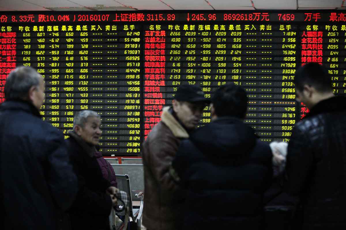 圖為中國股市資料圖。（Shutterstock）