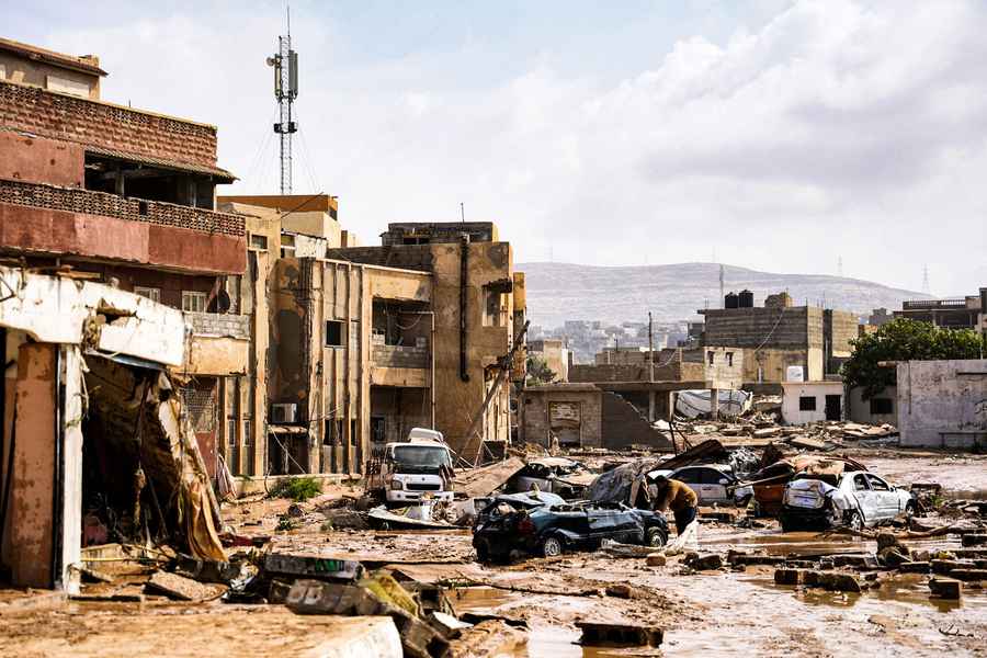 風暴襲利比亞 水壩垮塌 釀逾兩千死數千失蹤