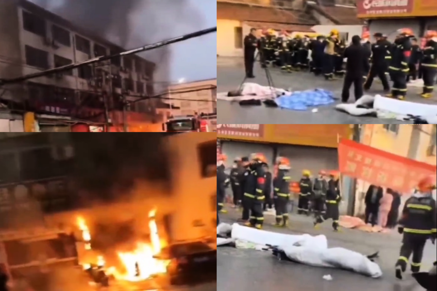江蘇一賓館火災致6死28傷 警方疑似在場擺拍
