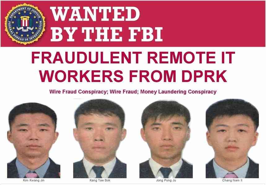 美司法部全國行動 挫敗北韓IT人員跨國詐騙
