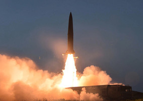 美官員：北韓周日發射兩枚短程導彈