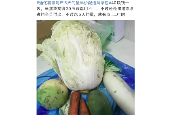 【一線採訪】通化封樓戶：15天送1次菜