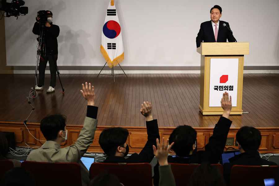 南韓候任總統尹錫悅啟動新舊政府交接