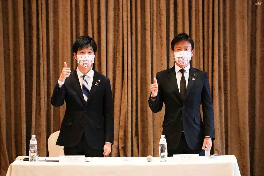 日本執政黨青年局訪團報告訪台三大成果