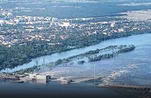 烏克蘭大壩被炸後決堤（多圖）