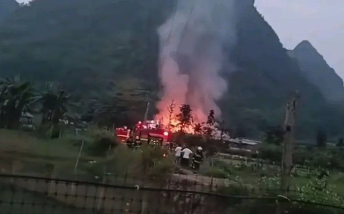 廣西中丹種豬繁育公司突發火災 致5人死亡