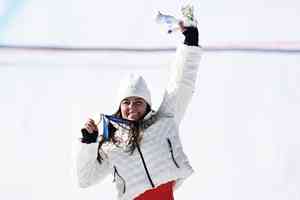 美選手約翰遜獲冬奧高山滑雪女子滑降賽冠軍