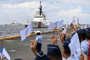 美海岸警衛隊抵韓 聯手日韓應對中共海上威脅