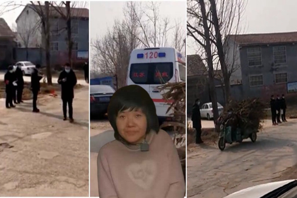 江蘇徐州「8孩母親」遭鐵鏈鎖破屋事件持續發酵。（影片截圖）
